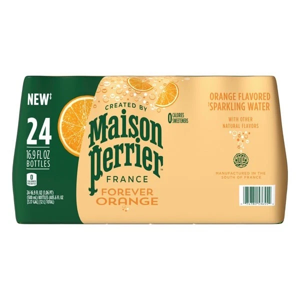Maison Perrier Forever Orange Sparkling Water 24 Pack – 16.9 fl oz Bottles - Image 2 of 3