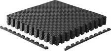 CAP Puzzle Exercise Mats  1/2  Thick EVA Interlocking Foam Tiles for Home Gym F
