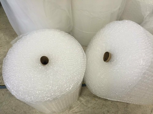 ZV 1/2" x 24" x 500' 500FT Large Clear Bubble Padding Cushioning Wrap Roll - Picture 2 of 2