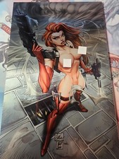 Jessi Zombie Hunter #1 Kickstarter 'Smoke' virgin n@^ghty metal by Dave Santana