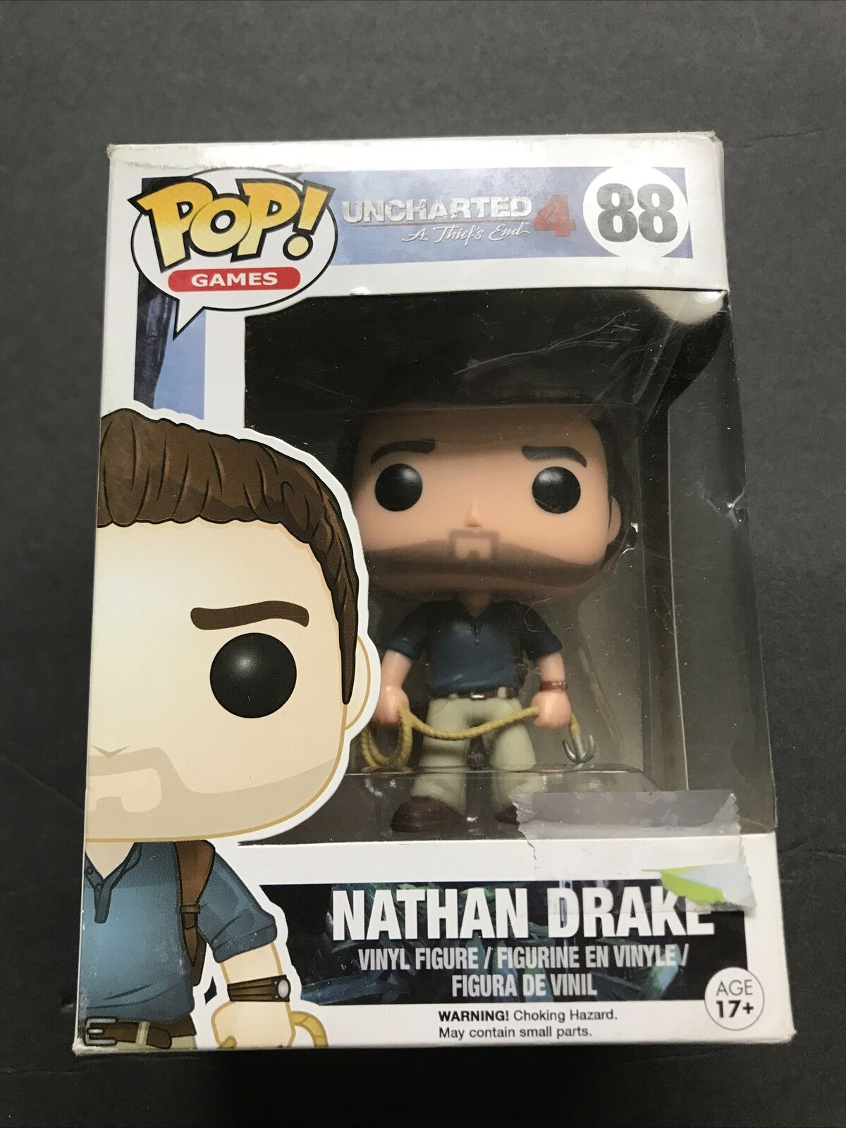 Boneco Funko Pop Uncharted 4 Nathan Drake 88 Exclusive