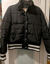 Ci Sono Black Bomber Style Women’s Jacket Size M (8-10)