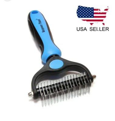 Maxpower Planet Pet Grooming Brush Dog Undercoat Rake Comb Dematting Deshed