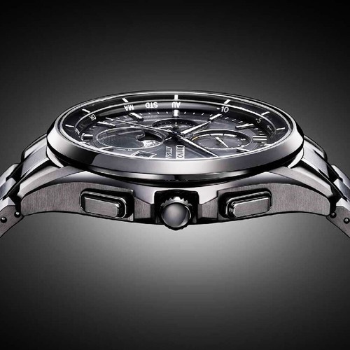 Citizen Ø41.5mm Attesa moon phase titanium BY1006-62E Universe Solar alarm Radio - Picture 9 of 11