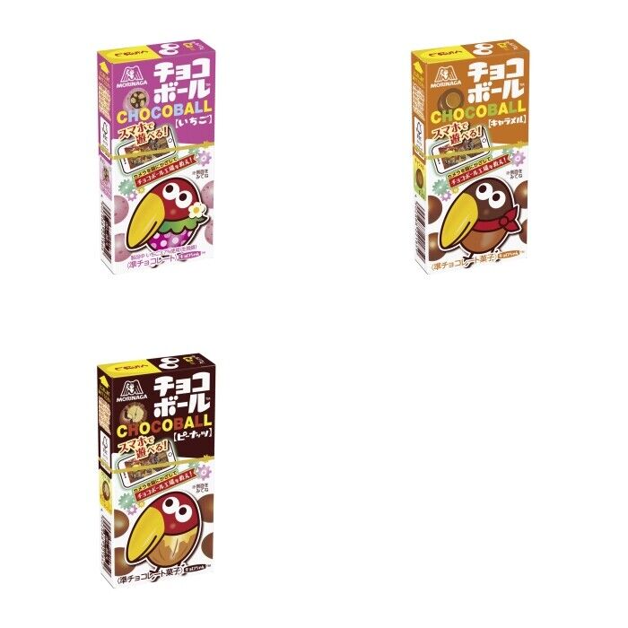 Morinaga, Choco ball, 25-28g in box, Caramel, Peanut Morinaga, Choco ball, 25-28g in box, Caramel, Peanut