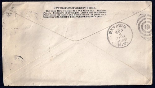 US 1895 ADVERTISING GREENs FRUIT GROWER HORTICULTIRAL JOURNAL SUBSCRIPTION 50¢ - Picture 2 of 2