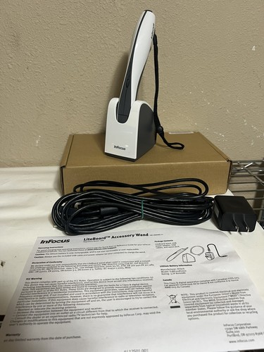 S5 InFocus LBW Liteboard Wand Remote FCC ID VRSLBW WORKING Complete FREE SHIP
