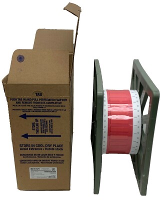 BRADY HX-250150-WT 1,000 pc ROLL 12 to 8 Gauge Wire Marking Sleeves NEW IN BOX 
