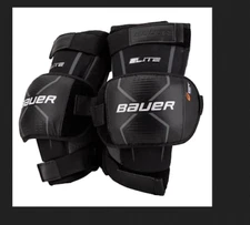 BAUER GOALIE Elite Knee Guards Intermediate, Senior