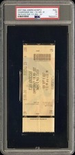 2007 FIBA CHAMPIONSHIP FULL TICKET KOBE BRYANT~LEBRON JAMES GOLD MEDAL POP 1 PSA
