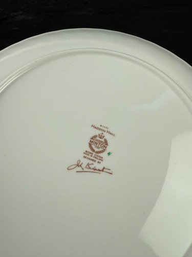 Minton Haddon Hall Kuchen-/Brotteller mit Ohren 10,75" breit - Bild 6 von 6