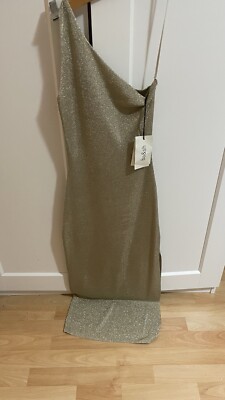 Ba&sh Cocktailkleid Party Silvester  Kleid Gold
