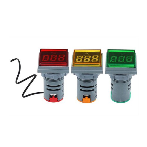 22mm digital display AC DC voltage ammeter frequency thermometer indicator light - Picture 9 of 9
