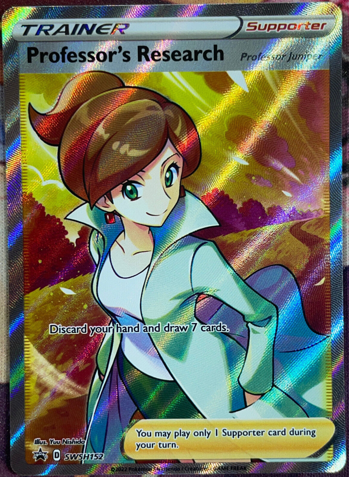 Professor's Research Black Star Promo - SWSH152 - Sword & Shield Pokemon 2022