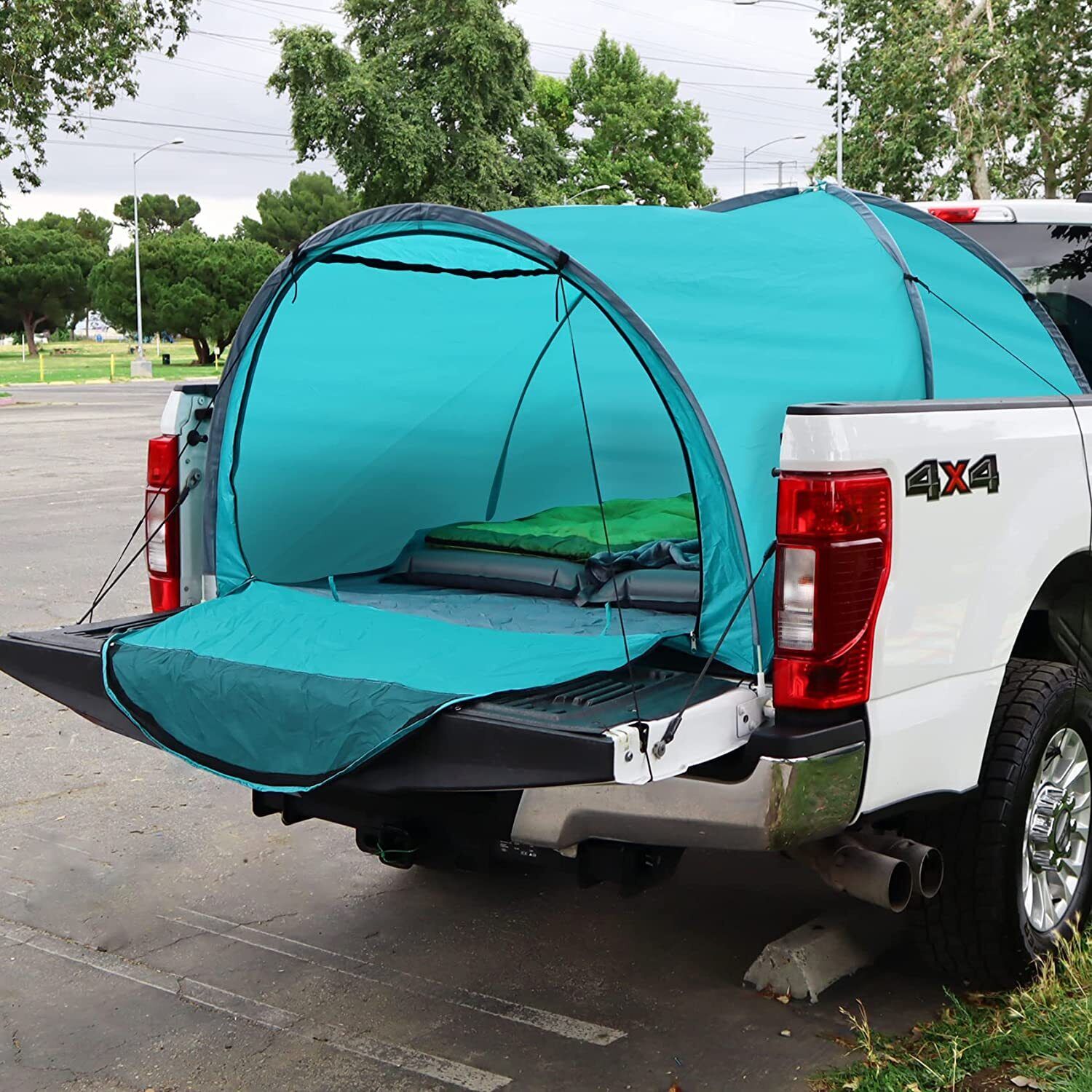 Eighteentek 2 Person Pop Up Truck Bed Tent  Adjustable Pickup Outdoor Camping