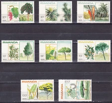 W RWANDA 1167-1174 TREES