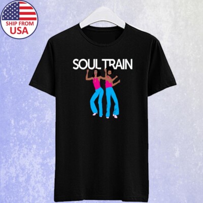 Soul Train Tv Show Men's Black Size S-5XL