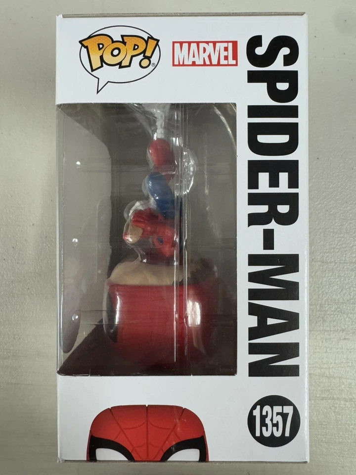 Spider-Man (Hanging Upside Down with Hotdog) 1357 ~ Marvel ~ Funko Pop Vinyl - Image 2 of 4