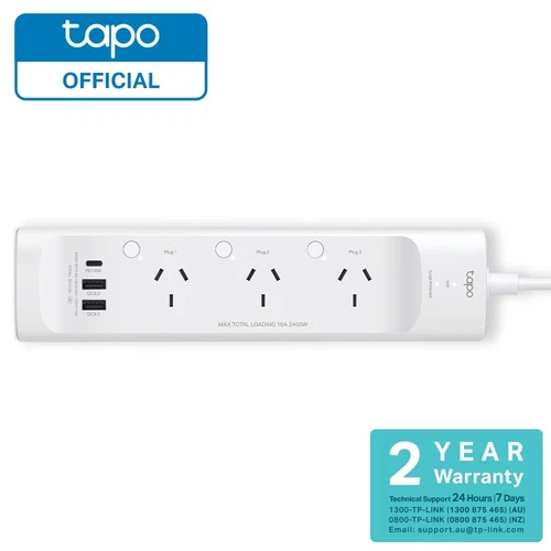 Tapo P300 Smart Wi-Fi Power Strip 18W Fast Charging Voice Control Schedule/Timer