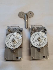 2 Sargent & Greenleaf 13J Movement Snap Action Time Lock Bank Safe Vault 6200