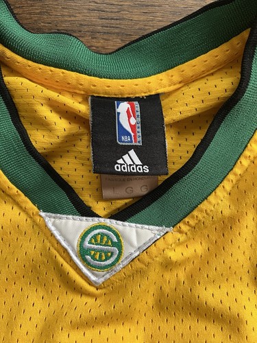 Ray Allen Seattle Supersonics Sonics Adidas Jersey size large - Picture 4 of 7