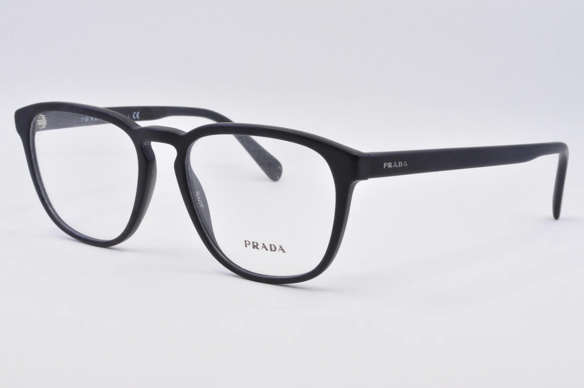 Prada matte top black eyeglasses