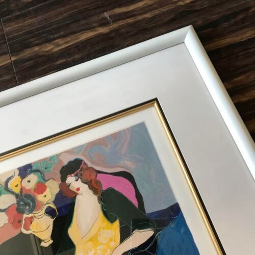 Itzchak Tarkay (Israel) Original Lithograph Print Embossing Signed ED35 Framed - Picture 10 of 13