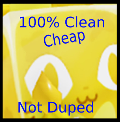PET SIMULATOR X - Golden Huge Painted Cat Clean 100% (CHEAPEST&FAST)