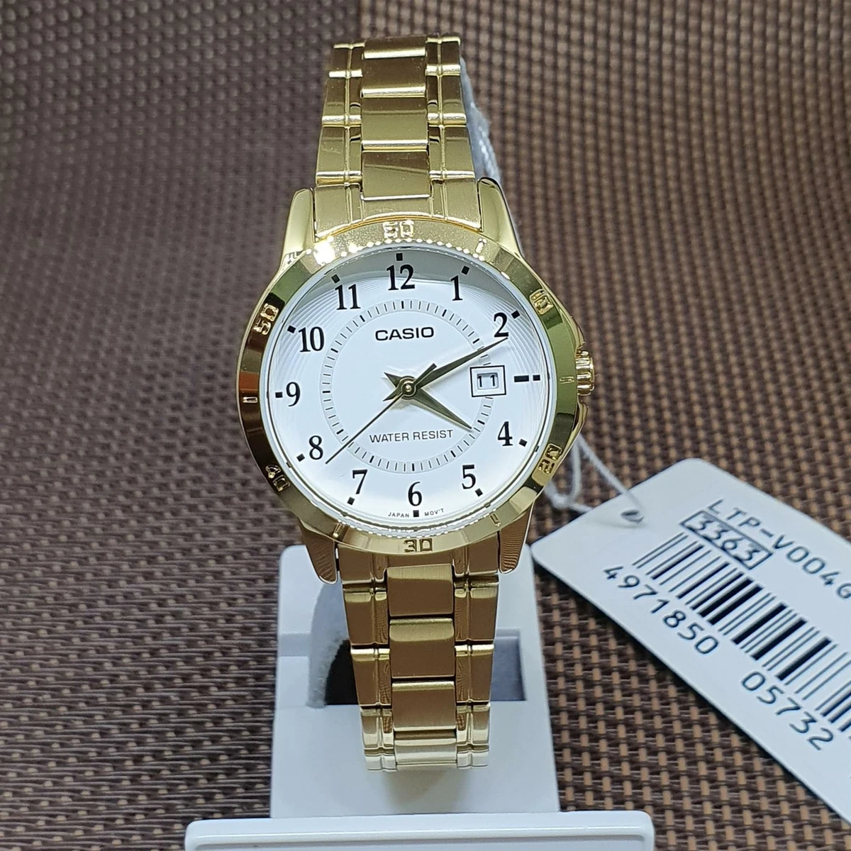 Casio ladies stainless shop steel watch