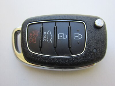 Mando A Distancia Plegable Original Hyundai Sonata 2017-2019 – Llave En Blanco Sin Cortar, Botón De Arranque NO Incluido, Referencia 95430-C1210