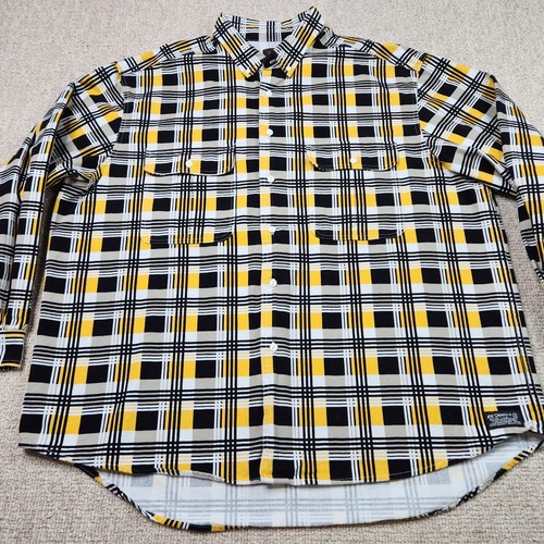 Levi Strauss & Co. Men's XL L/S Geo-Cotton Flannel Button Down Shirt Two Horse - Picture 3 of 12
