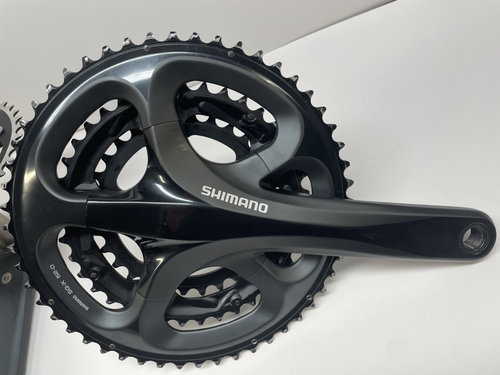 Shimano Tandem Crankset FC-R603 HollowTech triple 52-39-30T 175 mm - Picture 3 of 15