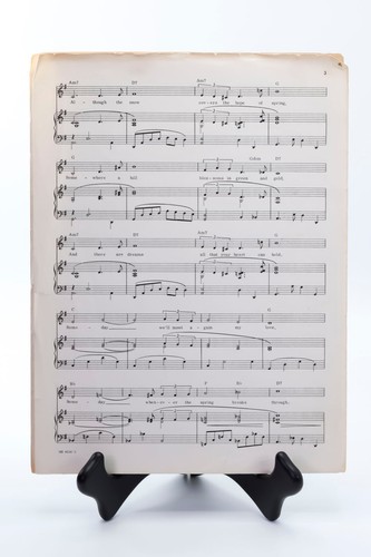 Sheet Music 'Somewhere, My Love Doctor Zhivago' MGM Lara's Theme. Maurice Jarre - 第 8/8 張圖片