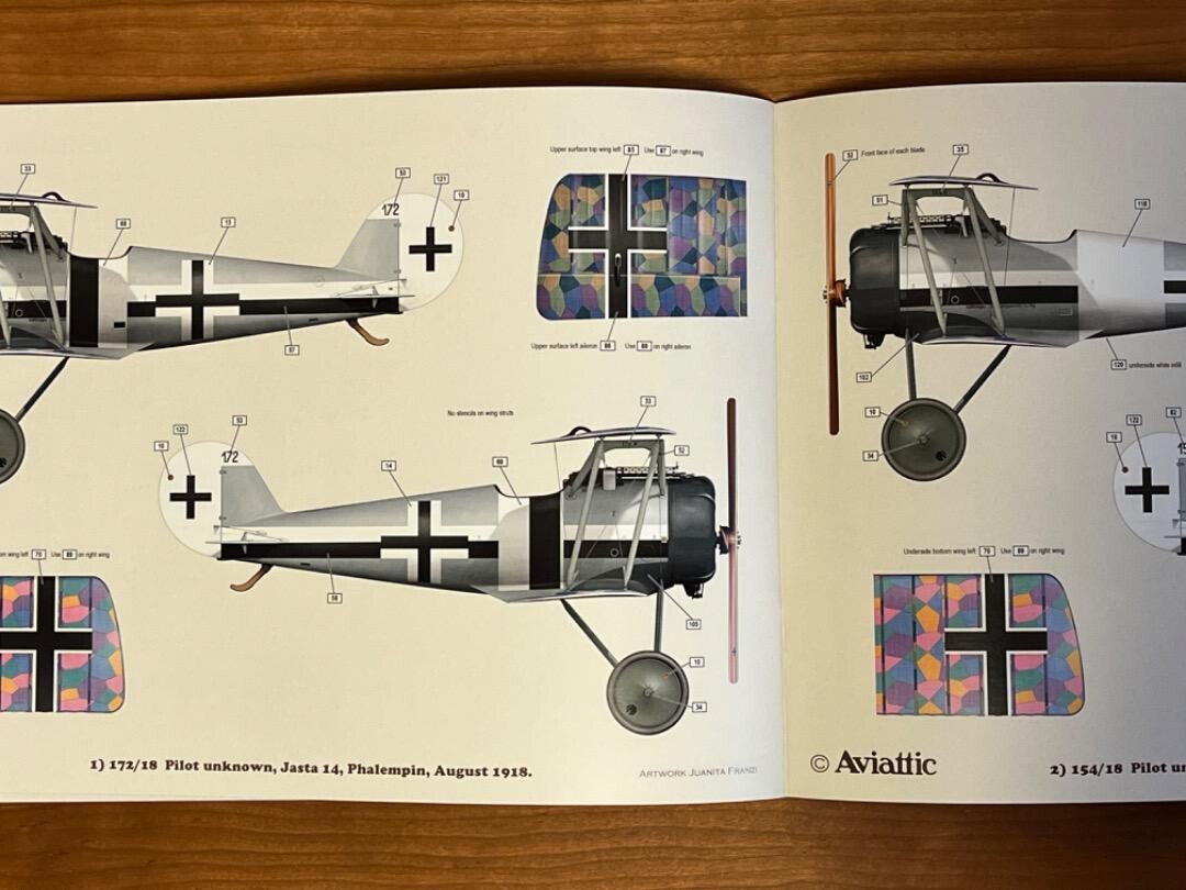 Aviattic Pfalz DVIII Fighter Aircraft Kit 1/32 scale high quality