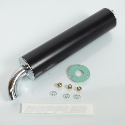auspuffschalldämpfer doppler für roller mbk 50 spirit doppler s3r schwarz neu