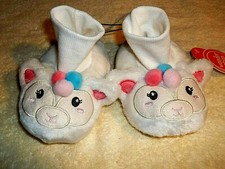 Wonder Nation Baby Girl Plush Llama Sock Slipper Size 3 NWT