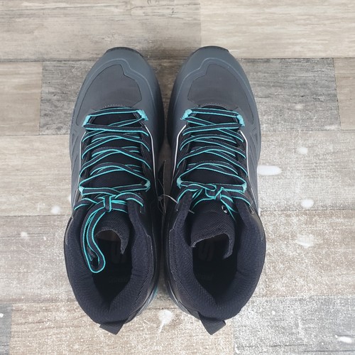Scarpa Rapid Mid GTX Womens Hiking Shoes Sz 7.5 Anthracite Turquoise Boots - Picture 4 of 12