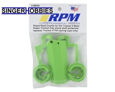 RPM 80434 Traxxas X-Maxx Shock Shaft Guards Green HH