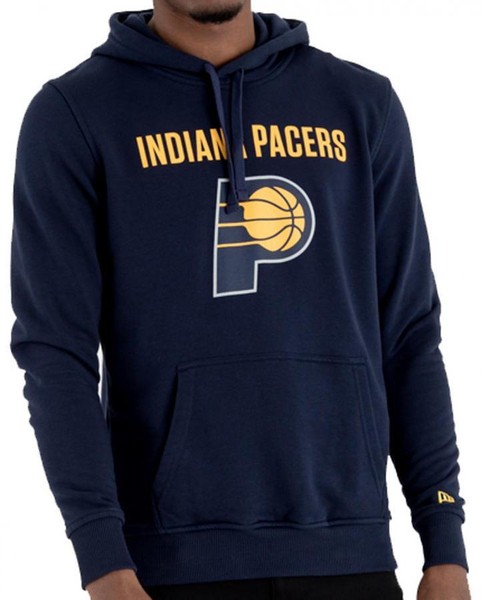 New Era Indiana Pacers Team Logo Po Hoody Sweater Nba Hoodie Herren Men-image