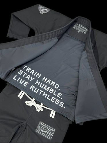 Cinture BJJ FLUORY | Jujitsu Brasiliano | Taglie A0-A4 - Bianco, Viola, Blu, Marrone, Nero - Foto 5