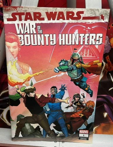 Star Wars War of the Bounty Hunters #1, Camuncoli Wraparound Variant cover. 2021