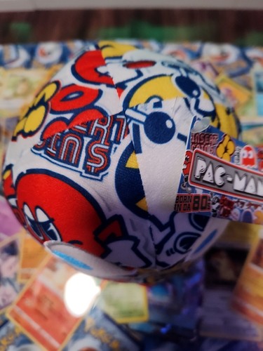 Pac-Man Sticker Bomb Pacman Plush 8" Toy Stuffed Doll 80"s Figure White Arcade - Imagen 4 de 5