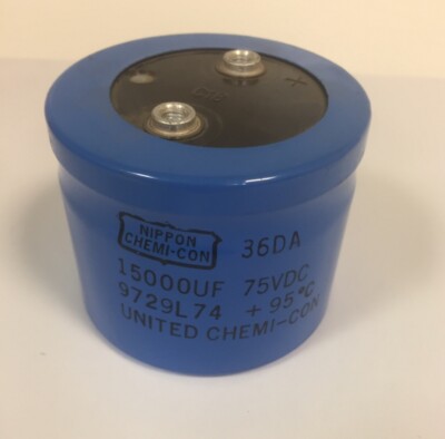 Nippon Chemi-Con 36DA153F075CB2A Large Can Aluminum Electrolytic Capacitor