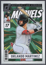 2024 Donruss Diamond Marvels #2 Orlando Martinez RC - Los Angeles Angels - MINT