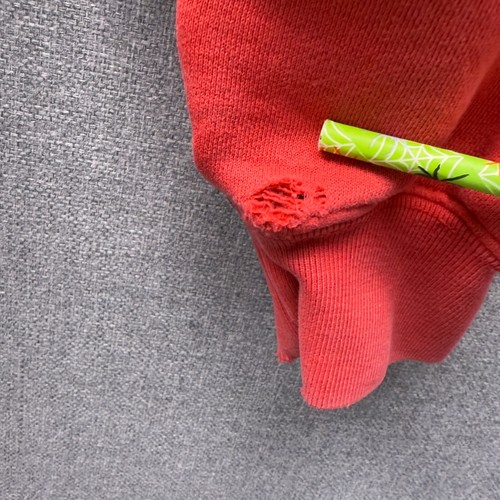 Vintage Polo Ralph Lauren verwaschen rot Erwachsene M Rundhalsausschnitt Pullover Sweatshirt getragen kastig - Bild 6 von 9