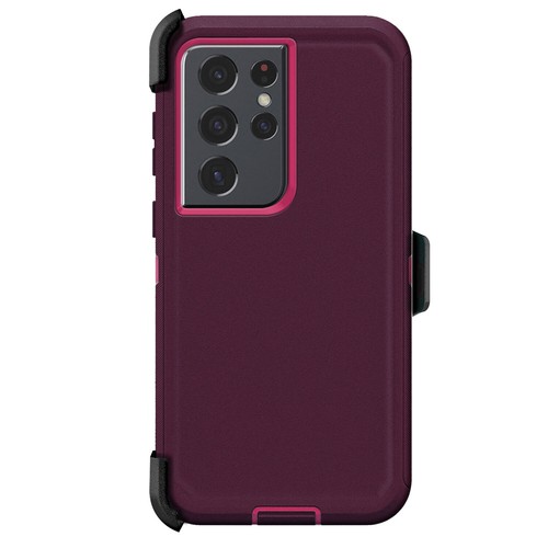 Case For Samsung Galaxy S21 Ultra/S21+/S21 FE Heavy Duty Rugged Phone Cover Clip - Picture 32 of 54
