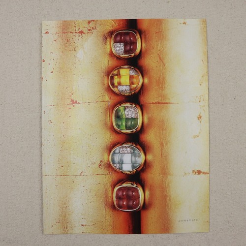 2000 Pomellato Jewelry Print Ad Vintage Paper Magazine Clipping Retro Fashion