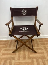 HERSHEY CHOCOLATE DIRECTOR CHAIR Wood Folding Advertising seat vintage canvas