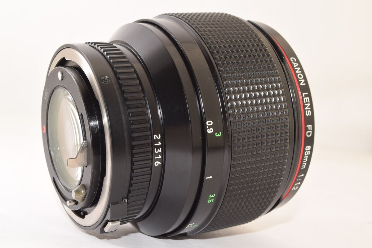 Canon New FD NFD 85mm F/1.2 L Portrait Prime MF Lens From Canon New FD NFD 85mm F/1.2 L Portrait Prime MF Lens From