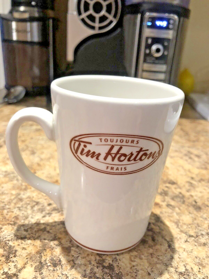 1x Tim Hortons Coffee Tea Mugs Retro in Restaurant 8oz. Ceramic Genuine
